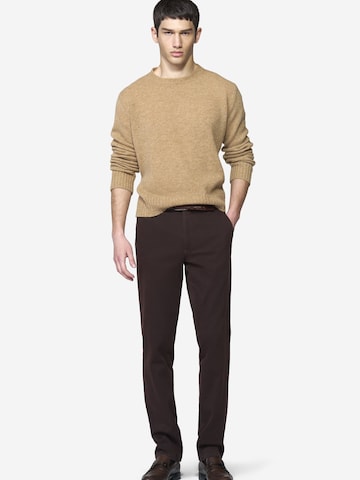 Regular Pantalon chino 'Bonn 2-8616' MEYER en marron