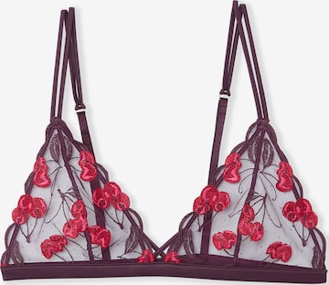 purpurinė ETAM Trikampė Liemenėlė 'Its Cherry': priekis