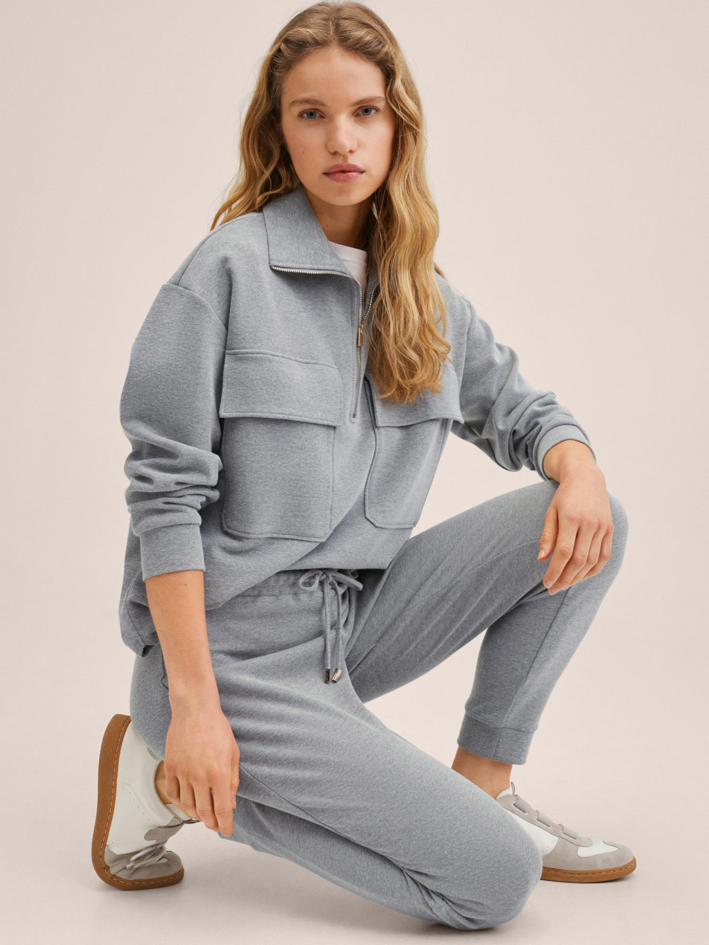 Frauen Hosen MANGO Hose in Grau - KV86527 Frauen Hosen MANGO Hose in Grau - KV86527