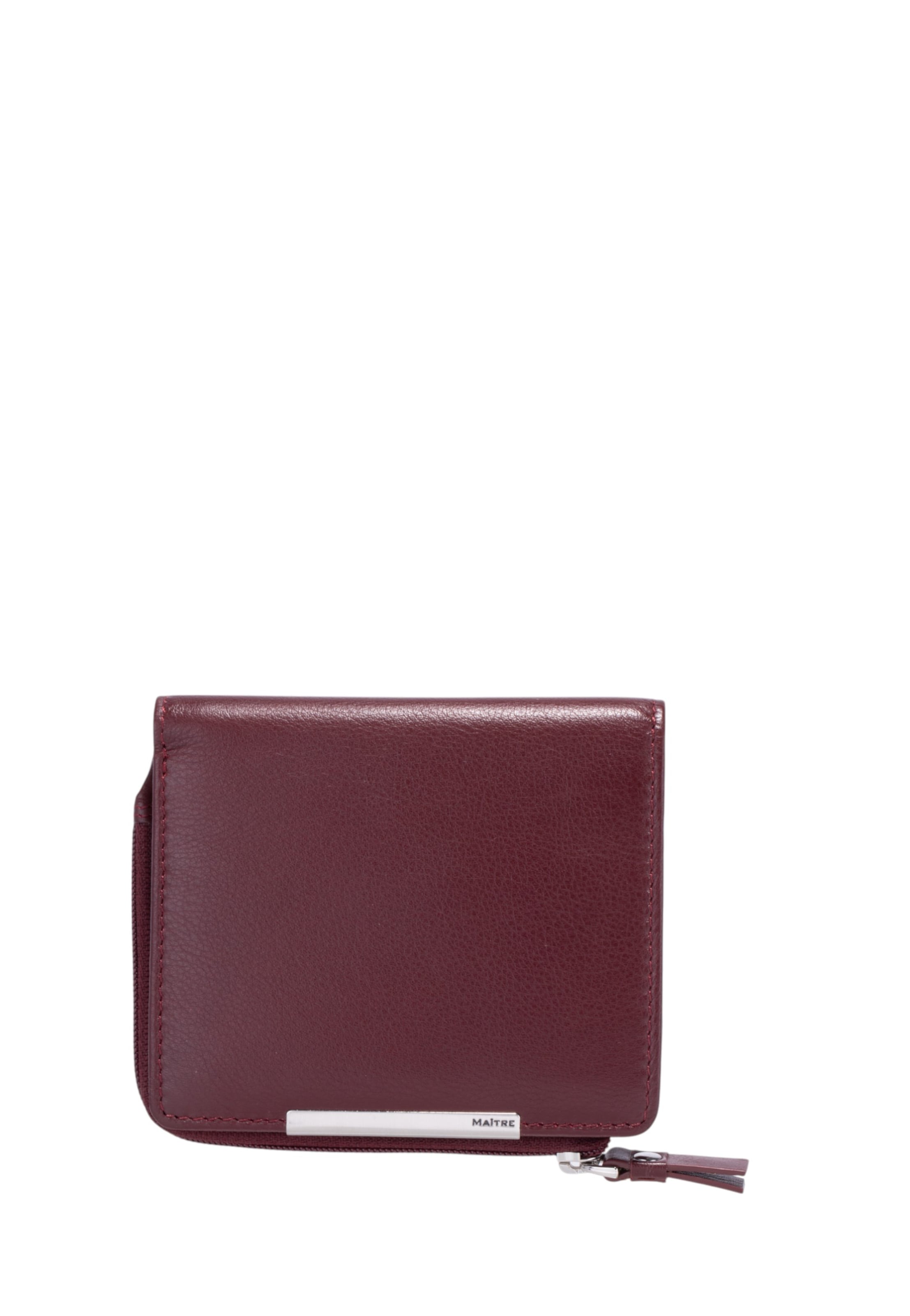 Maître Wallet 'Belg Alberta' in Red: front