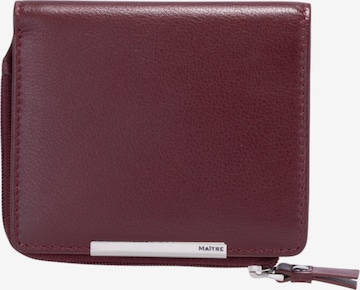 Porte-monnaies 'Belg Alberta' Maître en rouge : devant