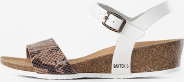 Sandalo con cinturino 'Wodonga' di Bayton in beige: frontale