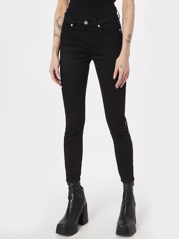 HUGO BOSS Slim fit Jeans in Black: front