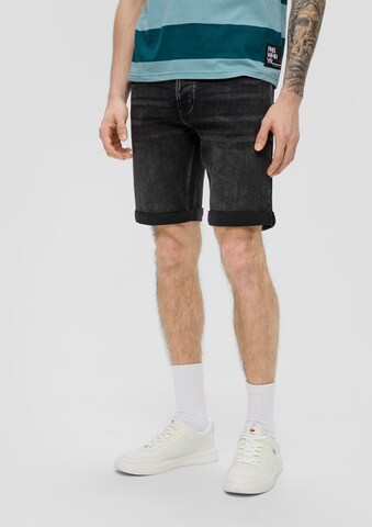 QS Regular Jeans 'John ' in Grey: front