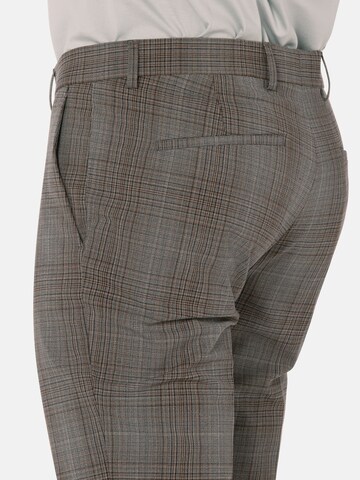 BENVENUTO Slimfit Broek in Bruin
