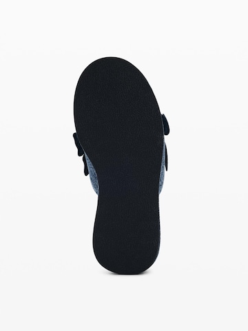 DesigualNatikače s potpeticom - plava boja