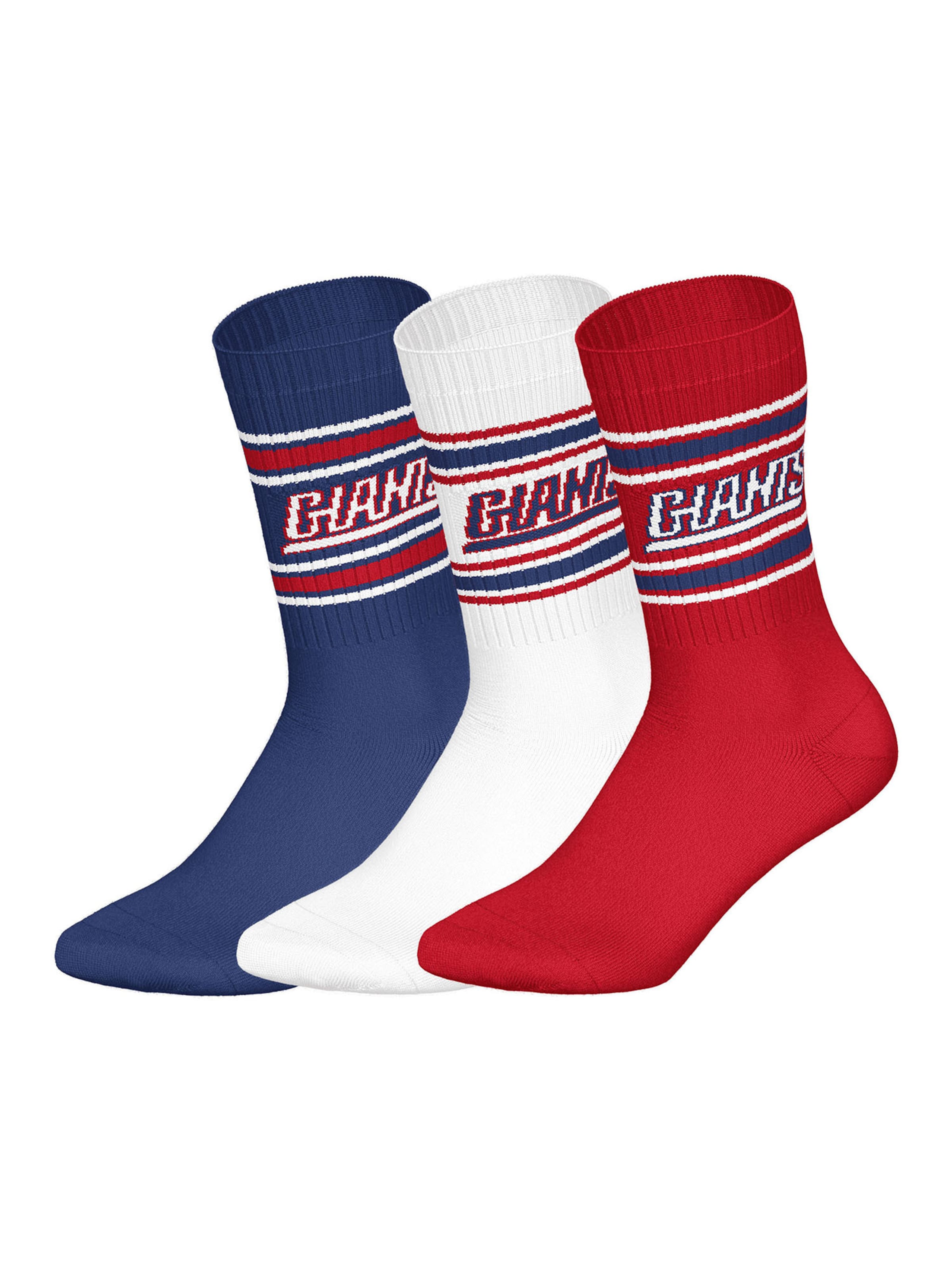 Chaussettes ' NFL New York Giants Crew ' Huddle en bleu : devant