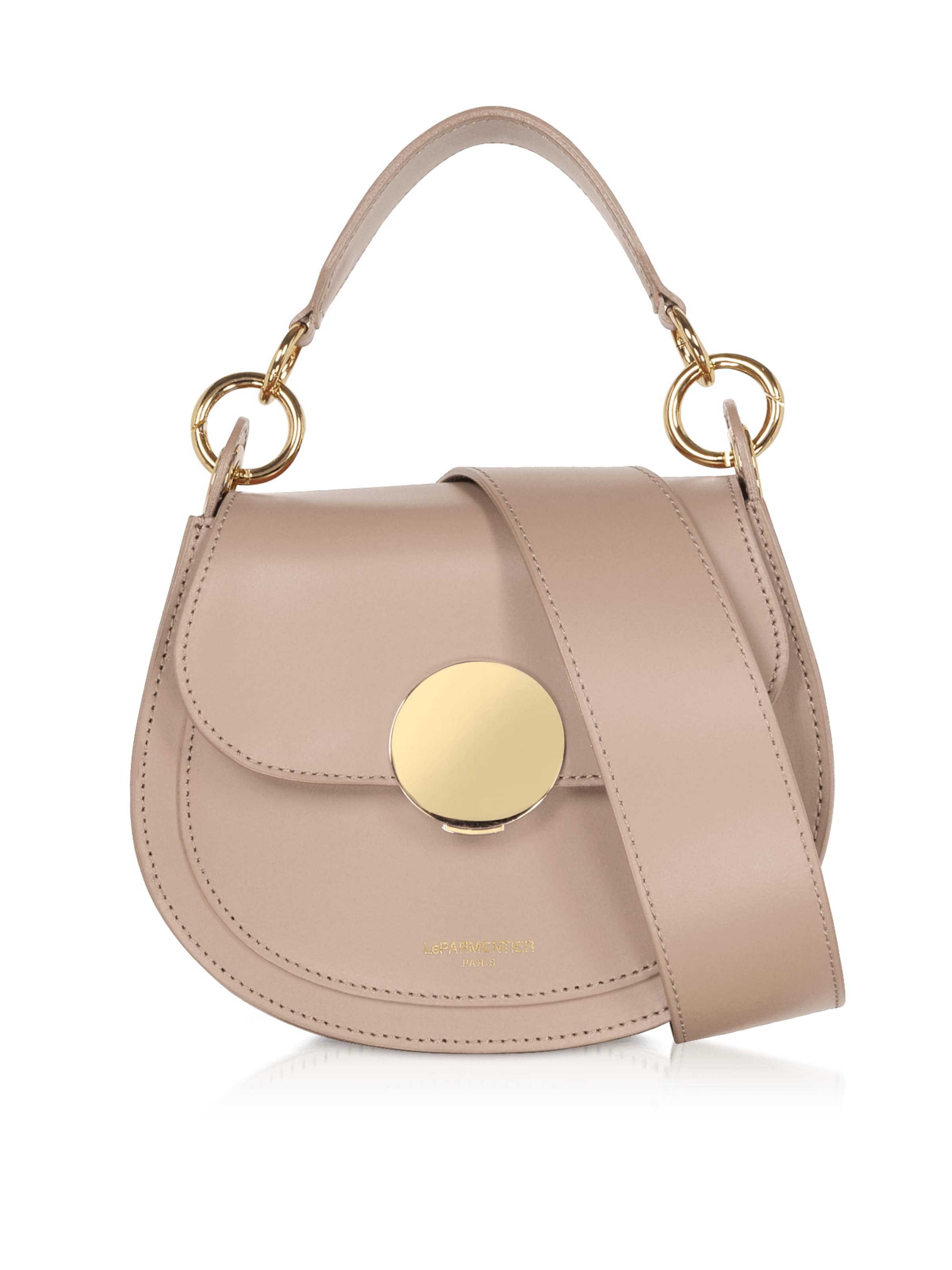 Sacs à main 'Yucca Soho' LeParmentier en beige : devant