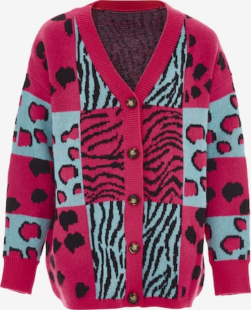 ebeeza - Casaco de malha em rosa: frente