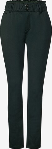 STREET ONE Tapered Pants in Green: front