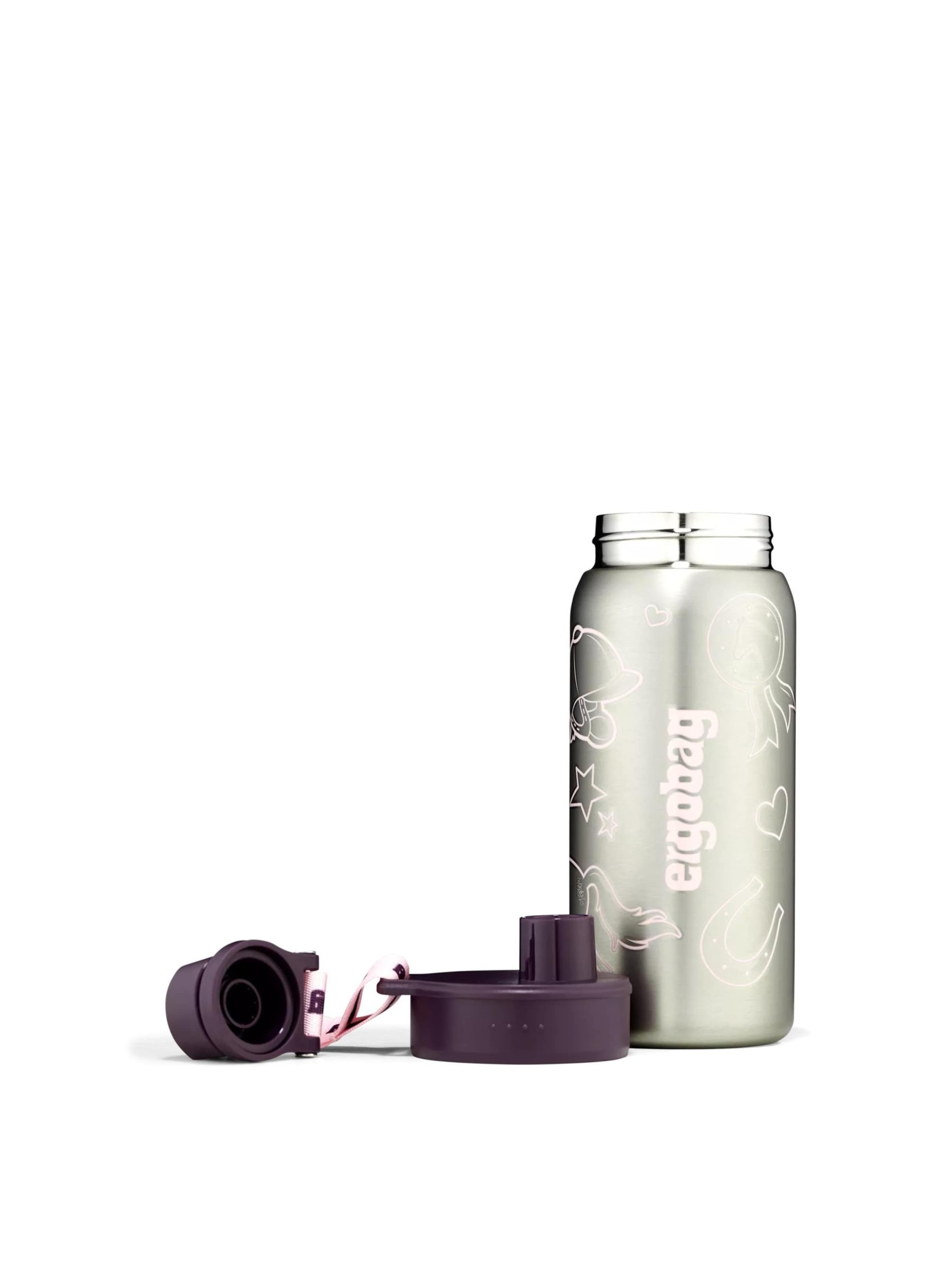 ergobag Drinking Bottle 'Trinkflasche Edelstahl Trinkflasche' in Purple