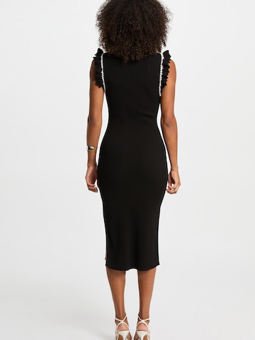 Rochie tricotat de la Morgan pe negru