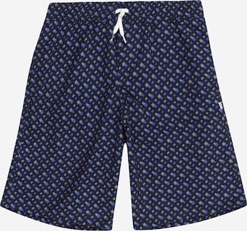 BOSS Kidswear Board Shorts in Blue: front