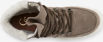 LASCANA Lace-Up Ankle Boots in Brown