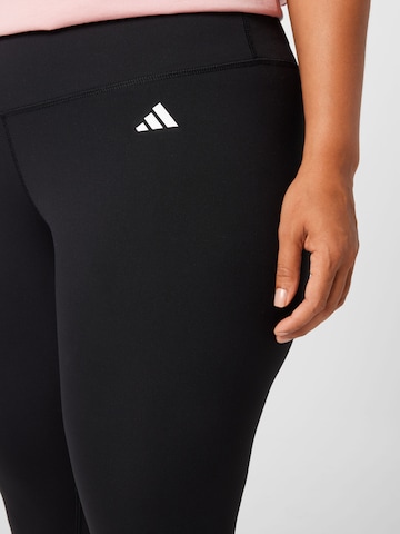 ADIDAS PERFORMANCE Skinny Workout Pants 'Essentials High-Waisted ' in Black