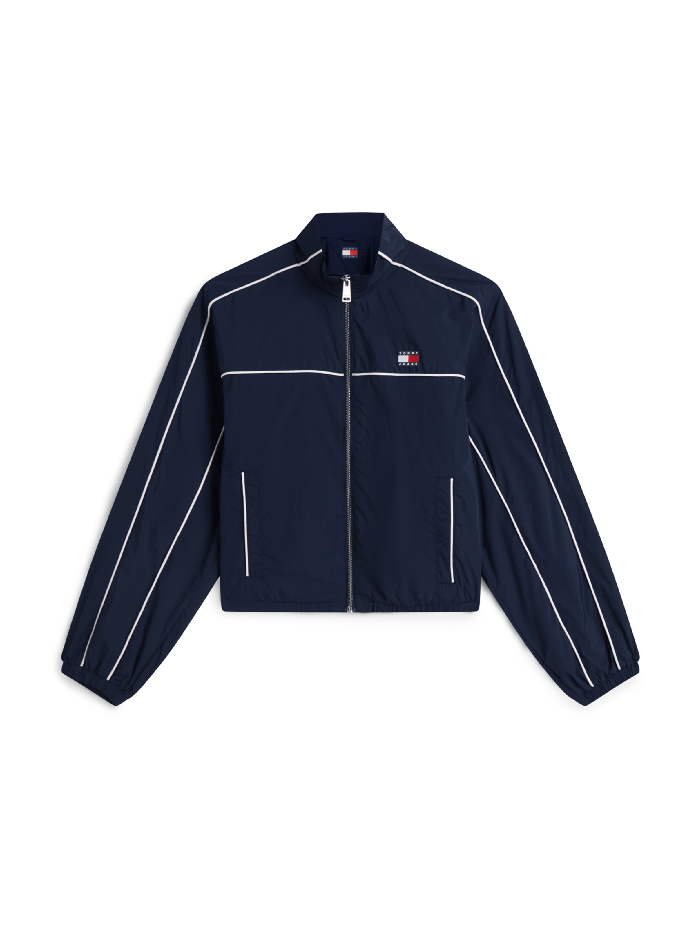 Tommy Jeans Kevad-sügisjope, värv sinine: eest vaates