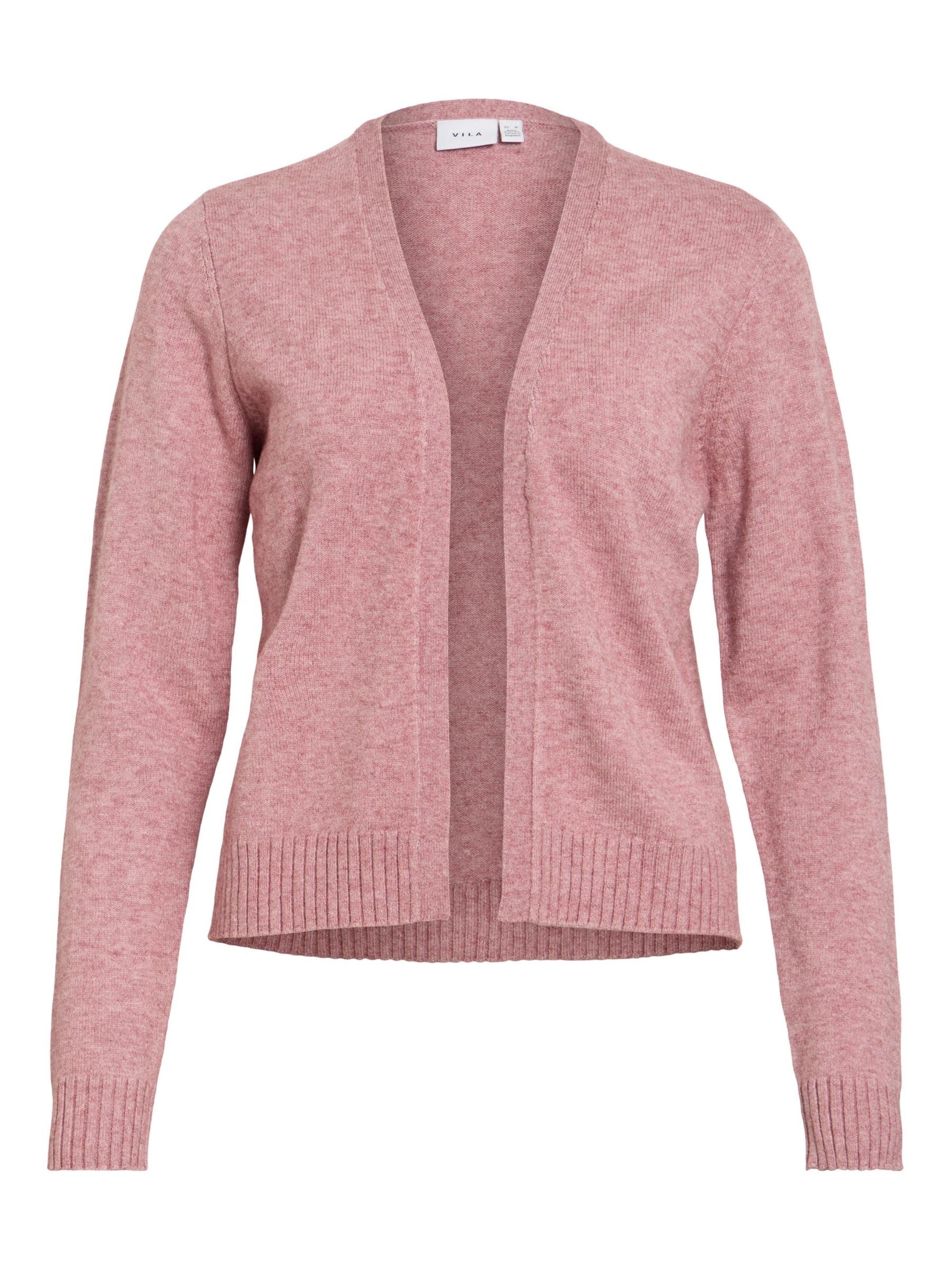 VILA Gebreid vest in M in de kleur Purper, Productweergave