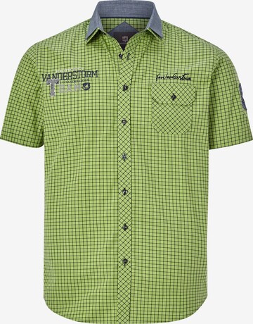 Jan Vanderstorm Regular fit Button Up Shirt 'Rutger' in Green: front