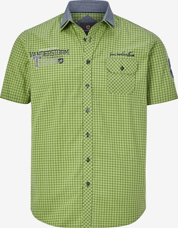 Jan Vanderstorm Regular fit Button Up Shirt 'Rutger' in Green: front