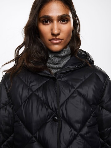 Manteau d’hiver 'Gamba' MANGO en noir