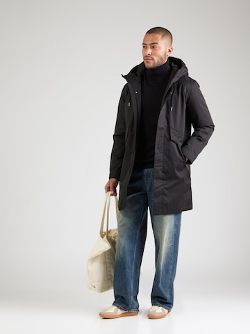 elvine Between-seasons coat 'Karim' in Black