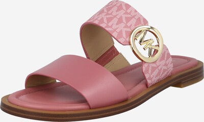 MICHAEL Michael Kors Mule 'SUMMER' en or / rouge pastel / blanc, Vue avec produit