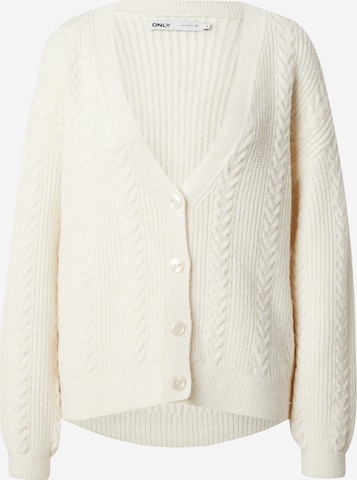 ONLY Knit Cardigan 'CALLIE' in White: front