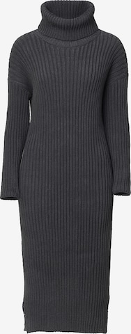 Robes en maille Elara en gris : devant