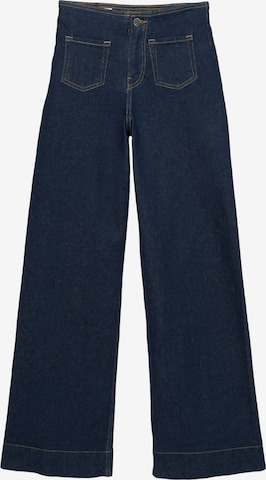 Pull&Bear Wide Leg Farkut värissä sininen: etupuoli