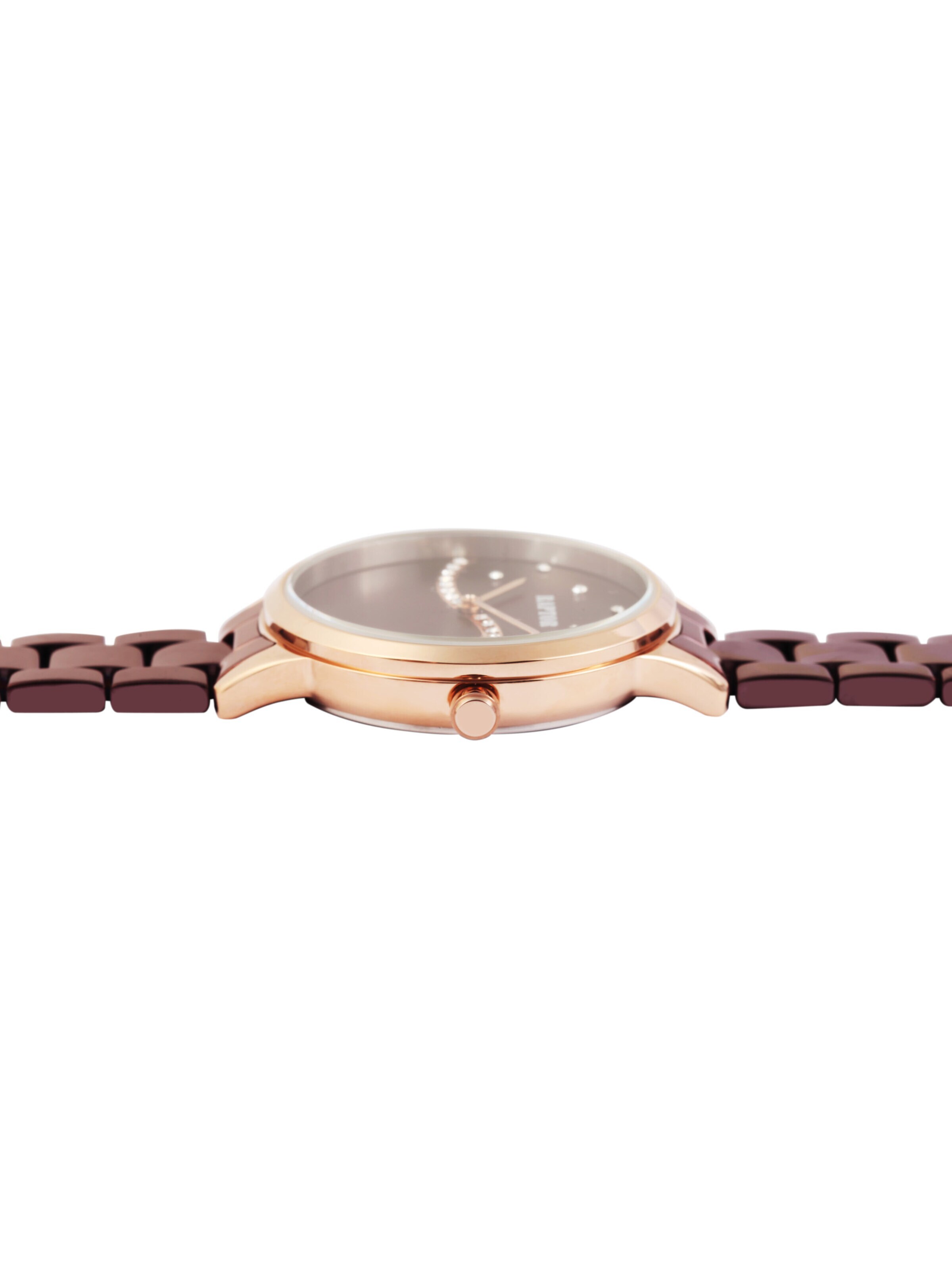 Raptor Analog Watch 'Flake, Strass' in Purple