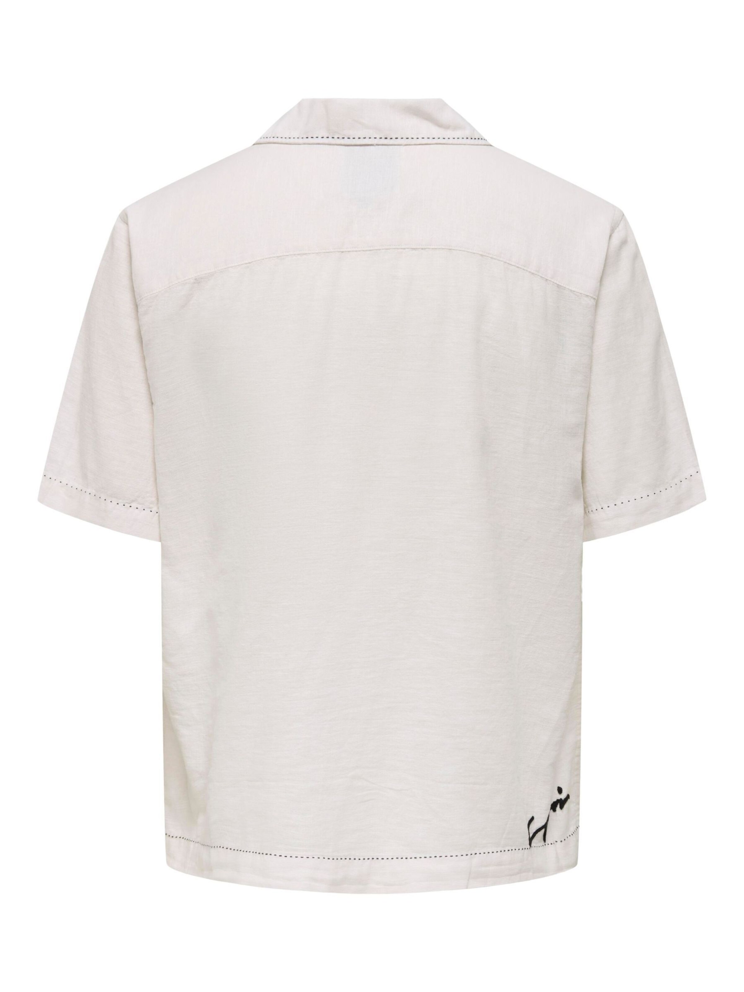 Only & Sons Regular fit Button Up Shirt 'ONSCaidenly' in White