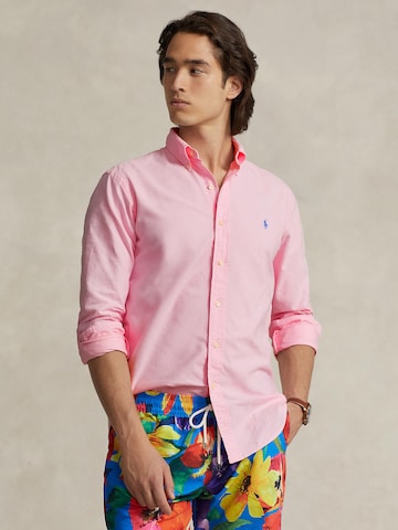 Polo Ralph Lauren Средняя посадка Рубашка в Ярко-розовый: спереди