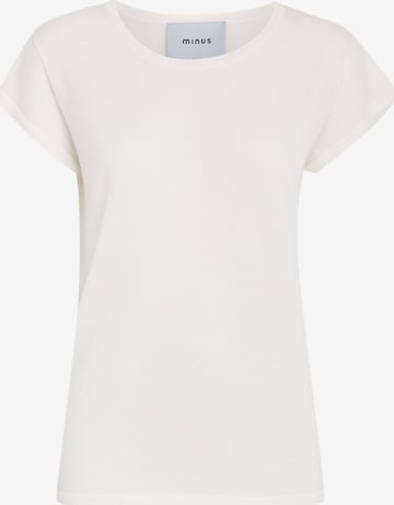Pull-over 'Carlina' minus en blanc : devant