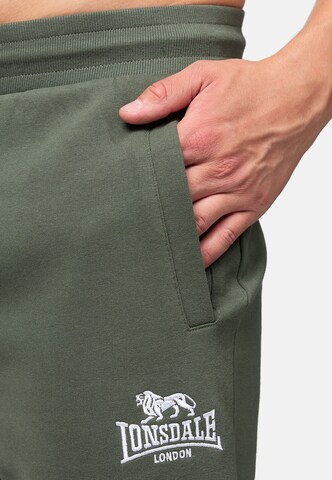 LONSDALE Tapered Sports trousers 'Eriboll' in Green