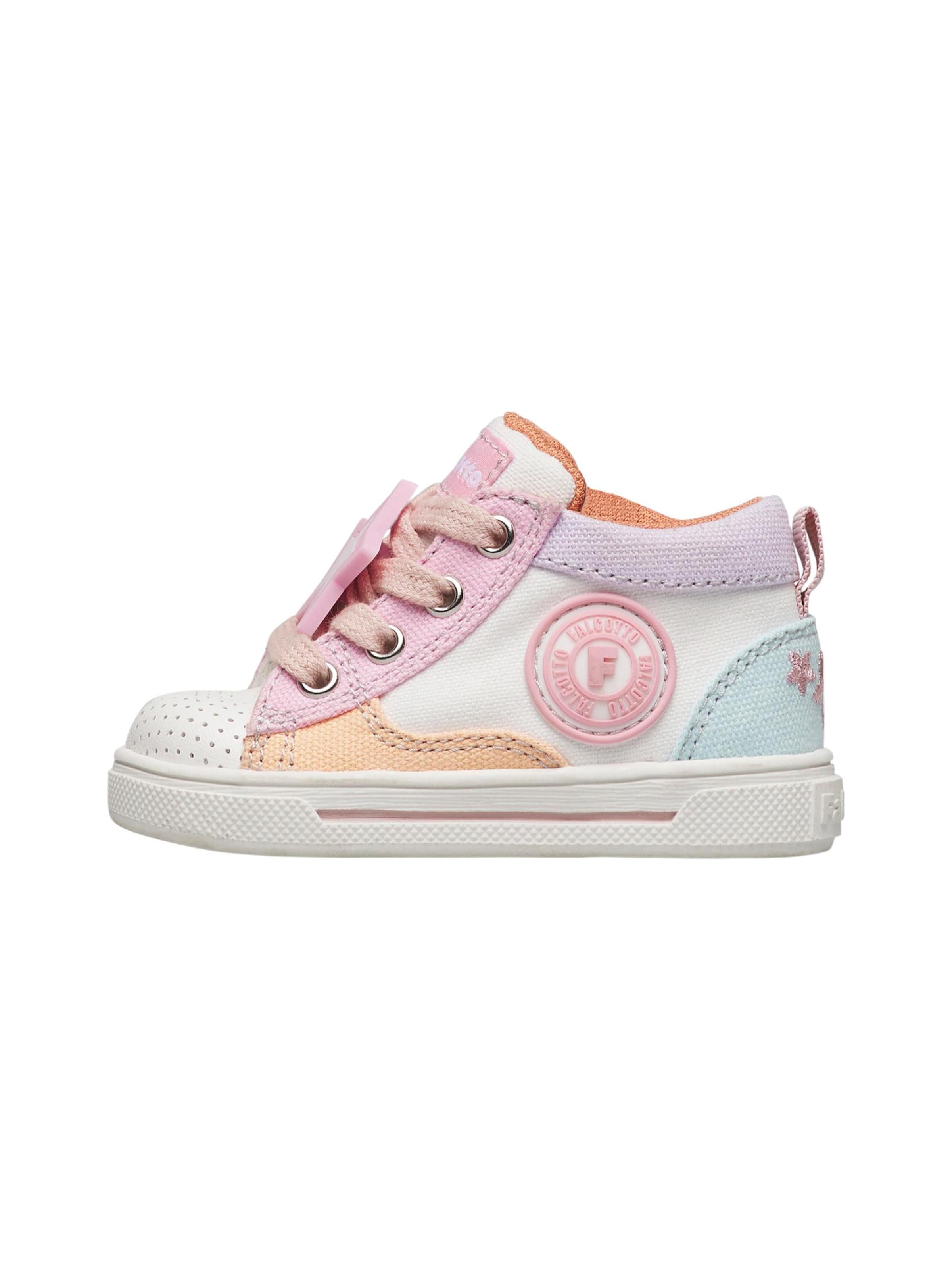 Falcotto Sneakers 'SHIN ZIP.' in Wit: voorkant