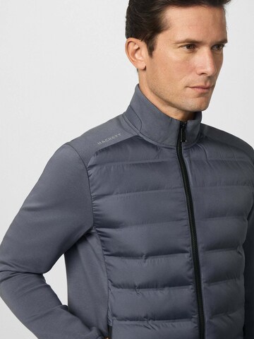 Hackett London Jacke 'HS LT WT HYBRID FZ' in Grau
