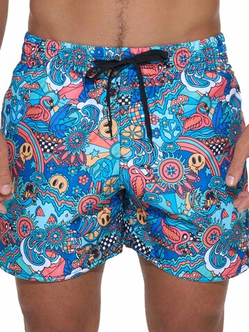 69Slam - Bermudas 'BAÑADOR SAMOA CINTURA ELÁSTICA TROPICAL LAH' en Mezcla de colores: frente
