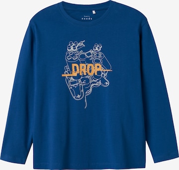 Maglietta 'VAGNO' di NAME IT in blu: frontale