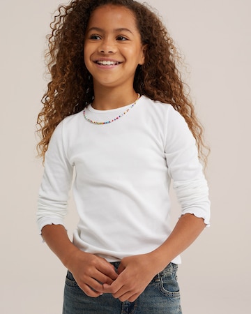 WE Fashion - Camiseta en blanco: frente