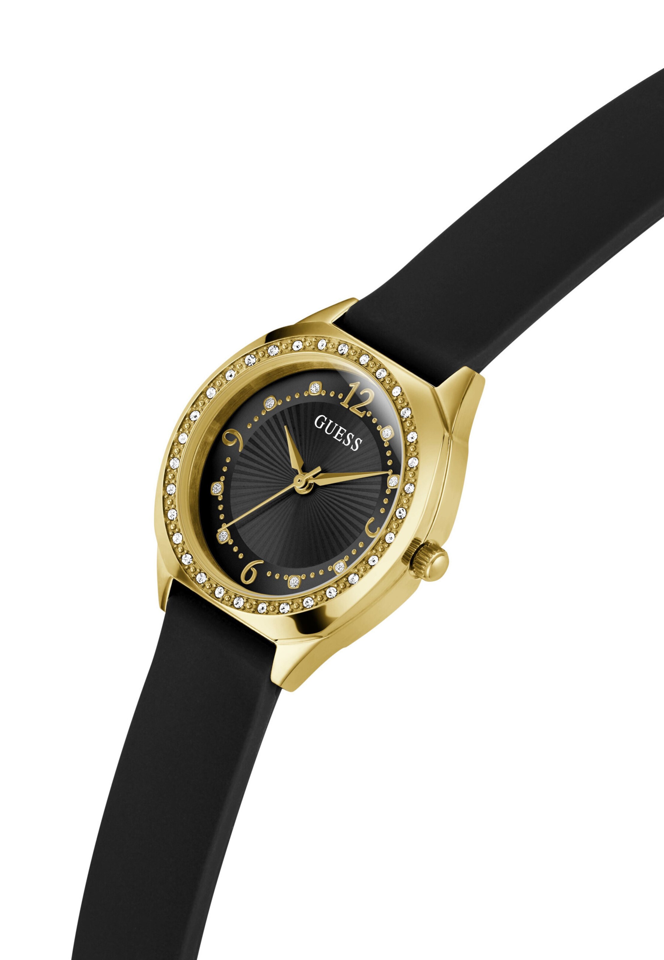 Orologio analogico 'Charlotte' di GUESS in nero