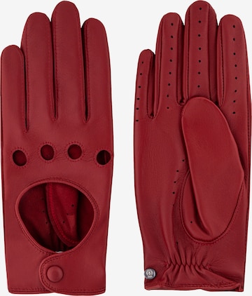 Roeckl Full Finger Gloves 'Rom' in Red: front