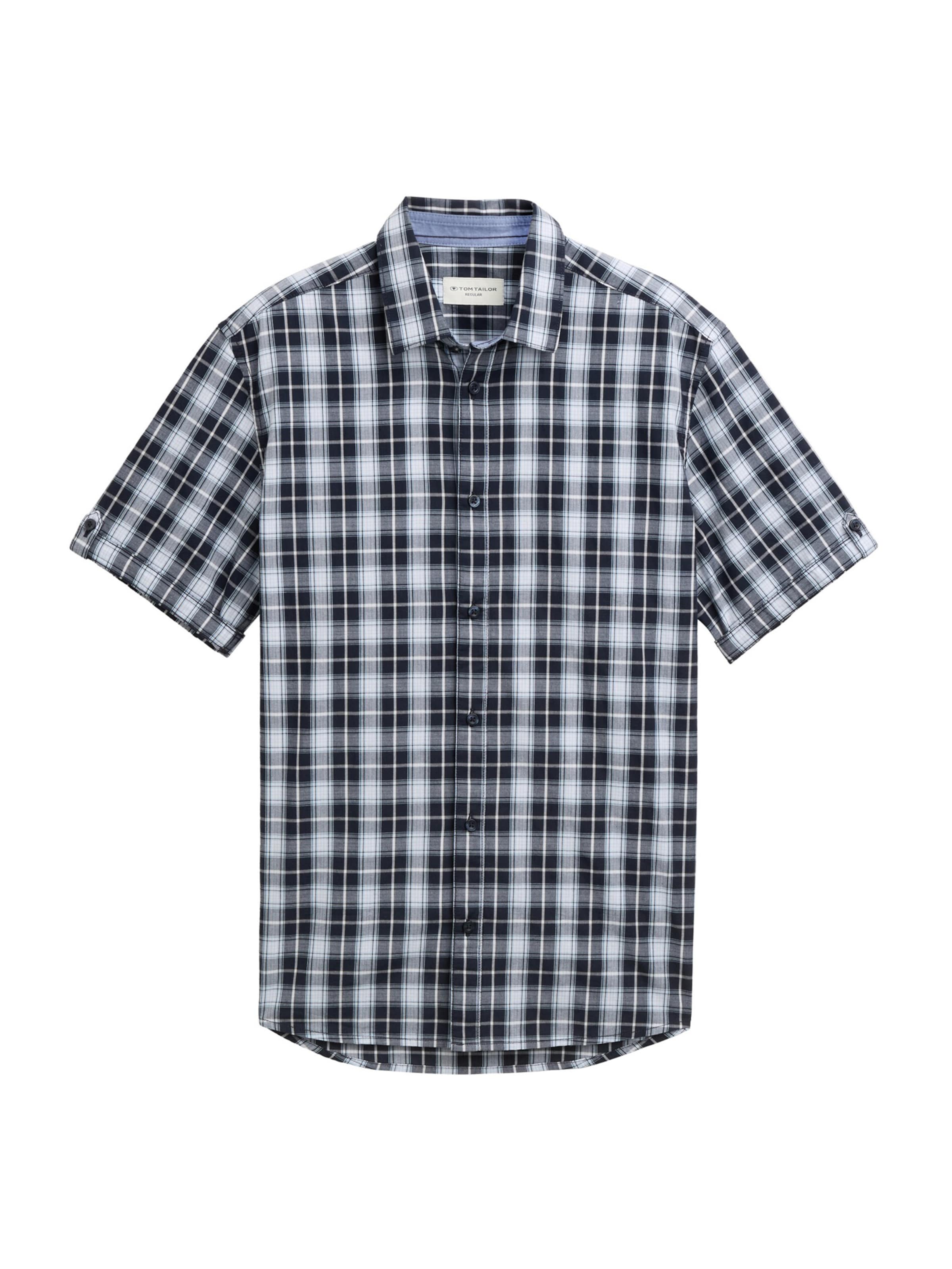 TOM TAILOR Рубашка в Синий: спереди