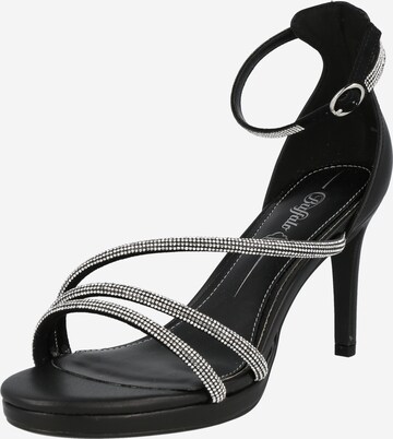 BUFFALO Strap sandal 'SERENA' in Black: front