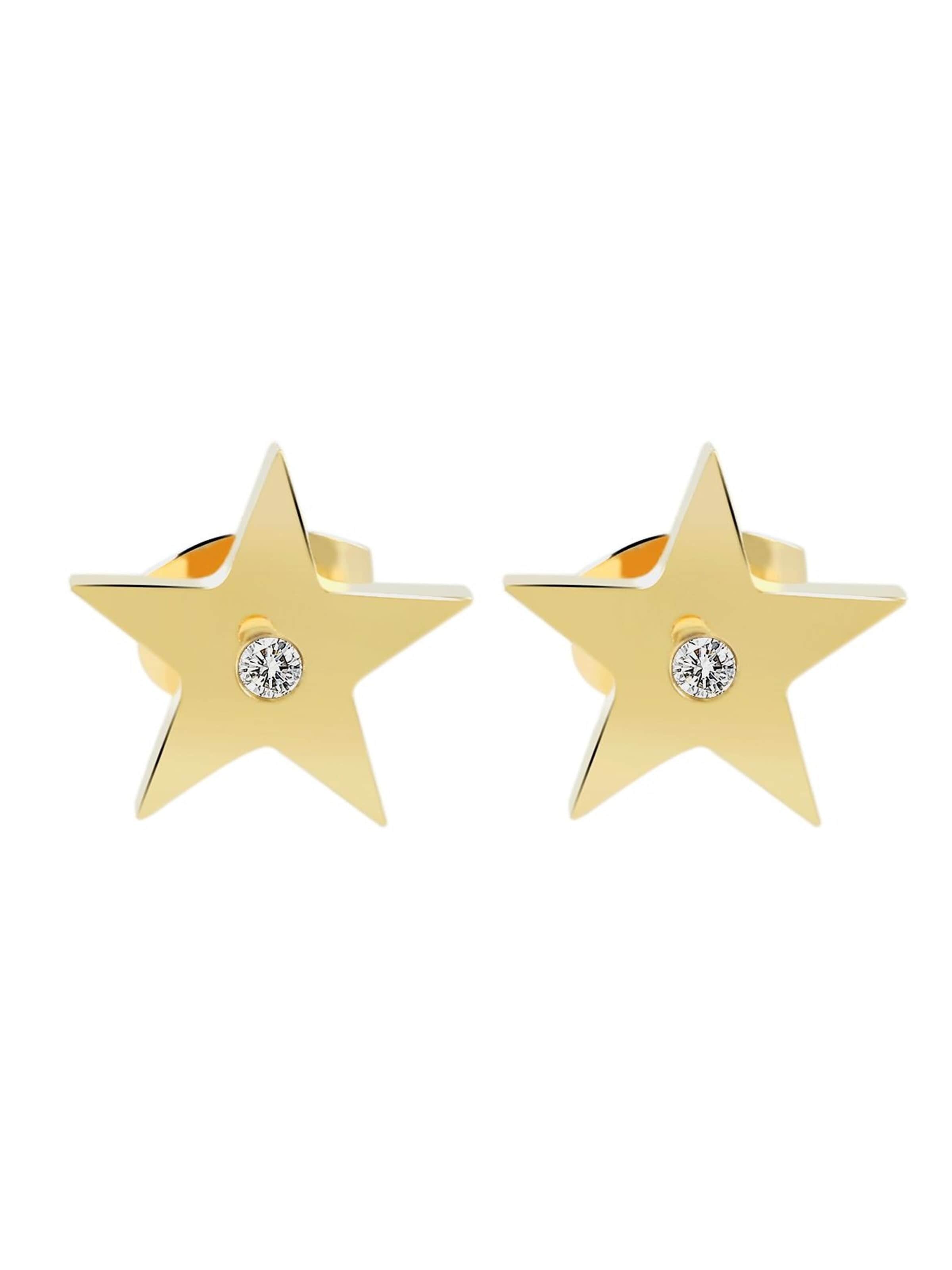 Akzent Earrings 'Vida, hautverträglich' in Gold: front