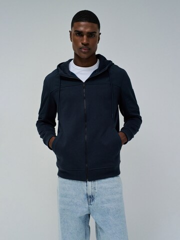 Salsa Jeans Sweatjacke in Blau: Vorderseite
