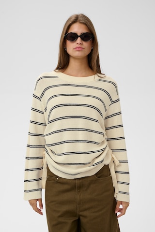 SOAKED IN LUXURY - Jersey en beige: frente