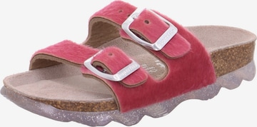 SUPERFIT Отворени обувки в розово: отпред