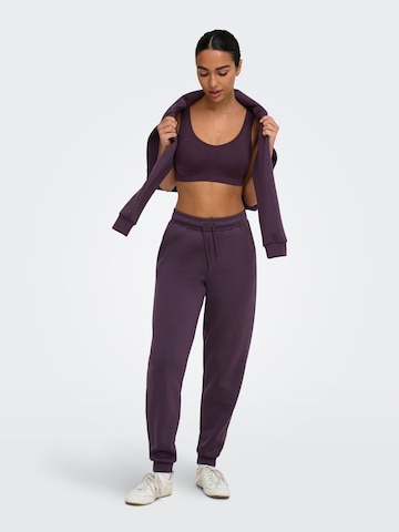 Tapered Pantaloni sportivi 'ONPLounge' di ONLY PLAY in lilla