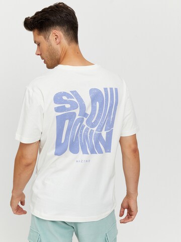 mazine Shirt ' Stundon Printed T ' in White: front