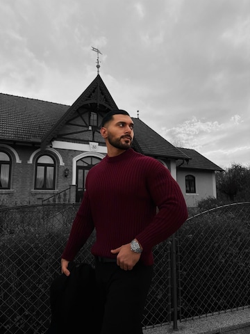 Pull-over Kleidermafia en rouge : devant